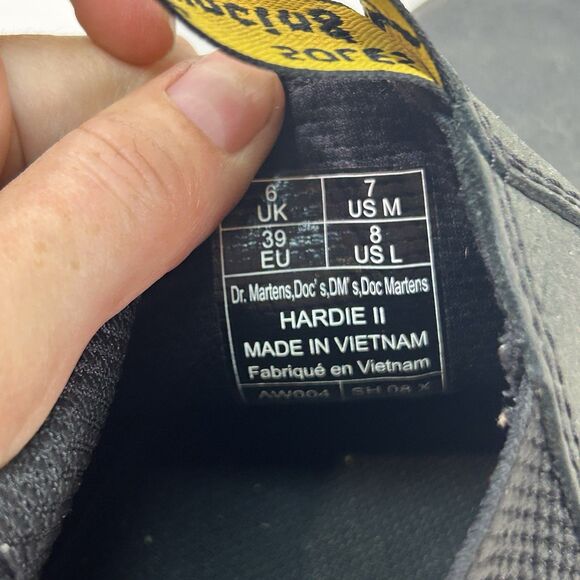 Dr. Doc Martens Hardie II Size W8/M7 Black Pebbled Leather Chelsea Boots main image 4